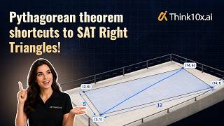 Pythagorean Theorem | Right Triangles | SAT style problems