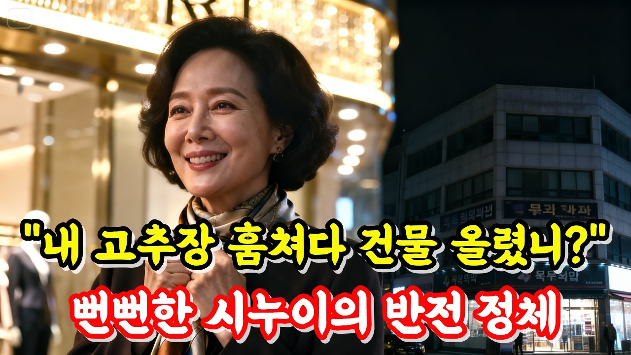 며느리 등골 빼서 딸 건물주 만든 시어머니, 더는 못 참습니다!!