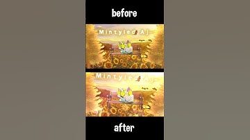 BEFORE and AFTER ✨ my intro editing !! #ajpw #animaljam #mintyled #viral #intro #beforeandafter