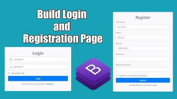 Build a Login and Registration Page Using Bootstrap 4 | Build With Bootstrap