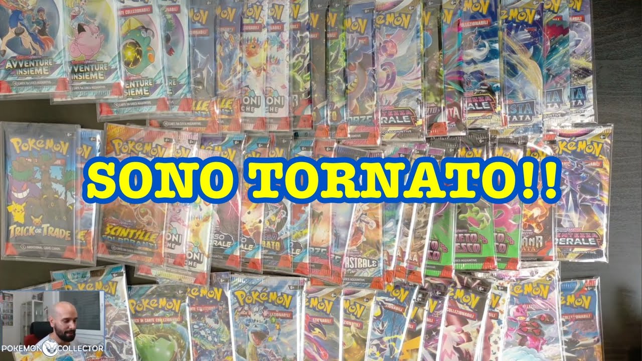 Ogni tanto ritornano!! Continuiamo e Sistemiamo la mia Collezione di Pacchetti Pokemon