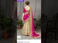 Flipkart finds 💫🌈💯*b bella creation*beautiful ❤️ embroidered bollywood georgette saree #shorts#viral