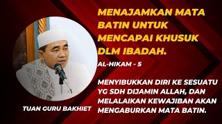 Kajian Alhikam Pasal 5   Cara Menajamkan Mata Hati Agar Melihat Allah  Ruhyatullah