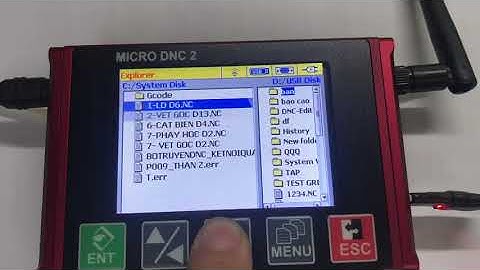 Hướng dẫn copy & past dữ liệu trên bộ truyền Micro DNC