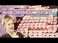 MASSIVE ORDER UNBOXING ✨Doing Nails, WAHM, PACKING ORDERS & Small Business Owner Vlog #14