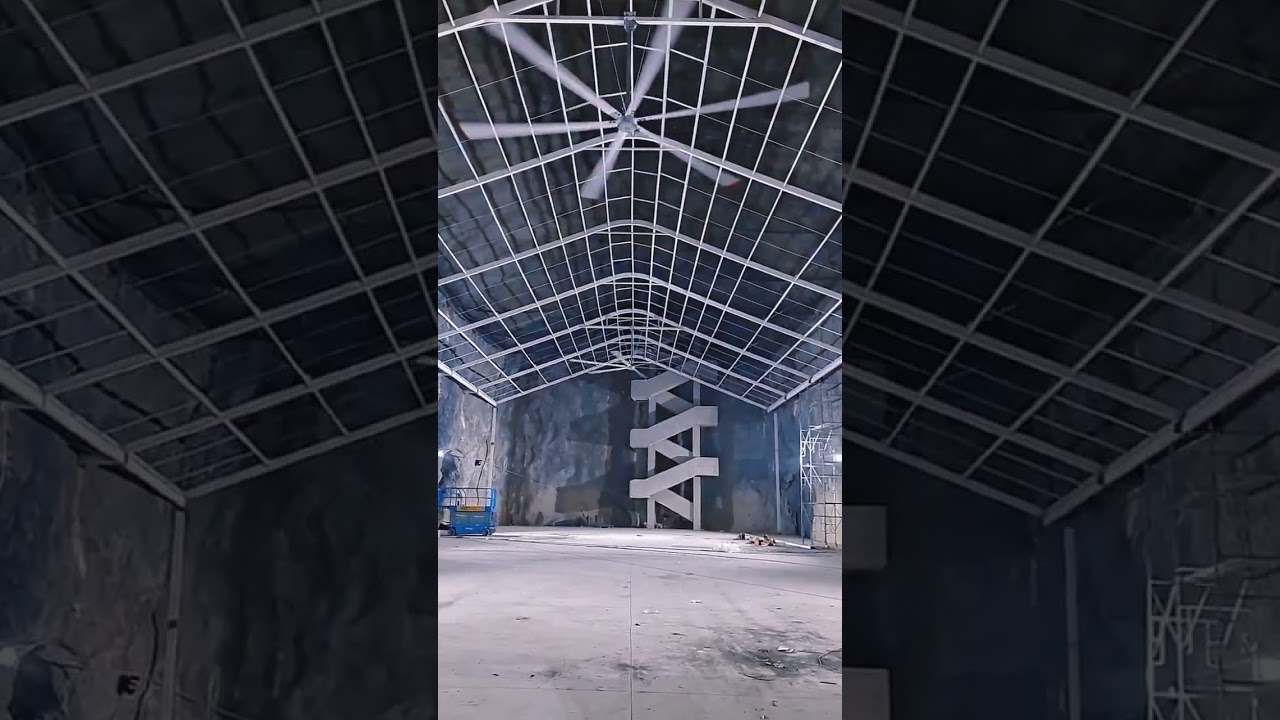 Large HVLS fan applications - warehouse and factories, excellent ventilation higher efficiency