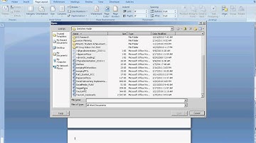 How To Merge MS Word 2007 Files