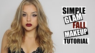 Simple Glam Fall Makeup Tutorial | Aidette Cancino