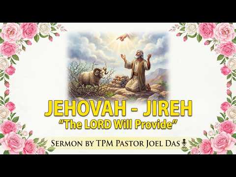 #jehovah- jireh  #Abraham   Sermon by TPM Pastor Joel Das . the mount of the Lord ..