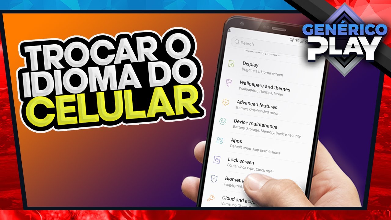 Como mudar o Idioma do Celular - Atualizado! - YouTube