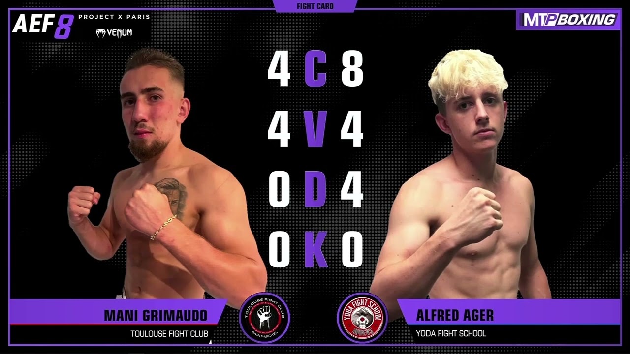 Mani Grimaudo vs Alfred Ager | AEF8 | MMA