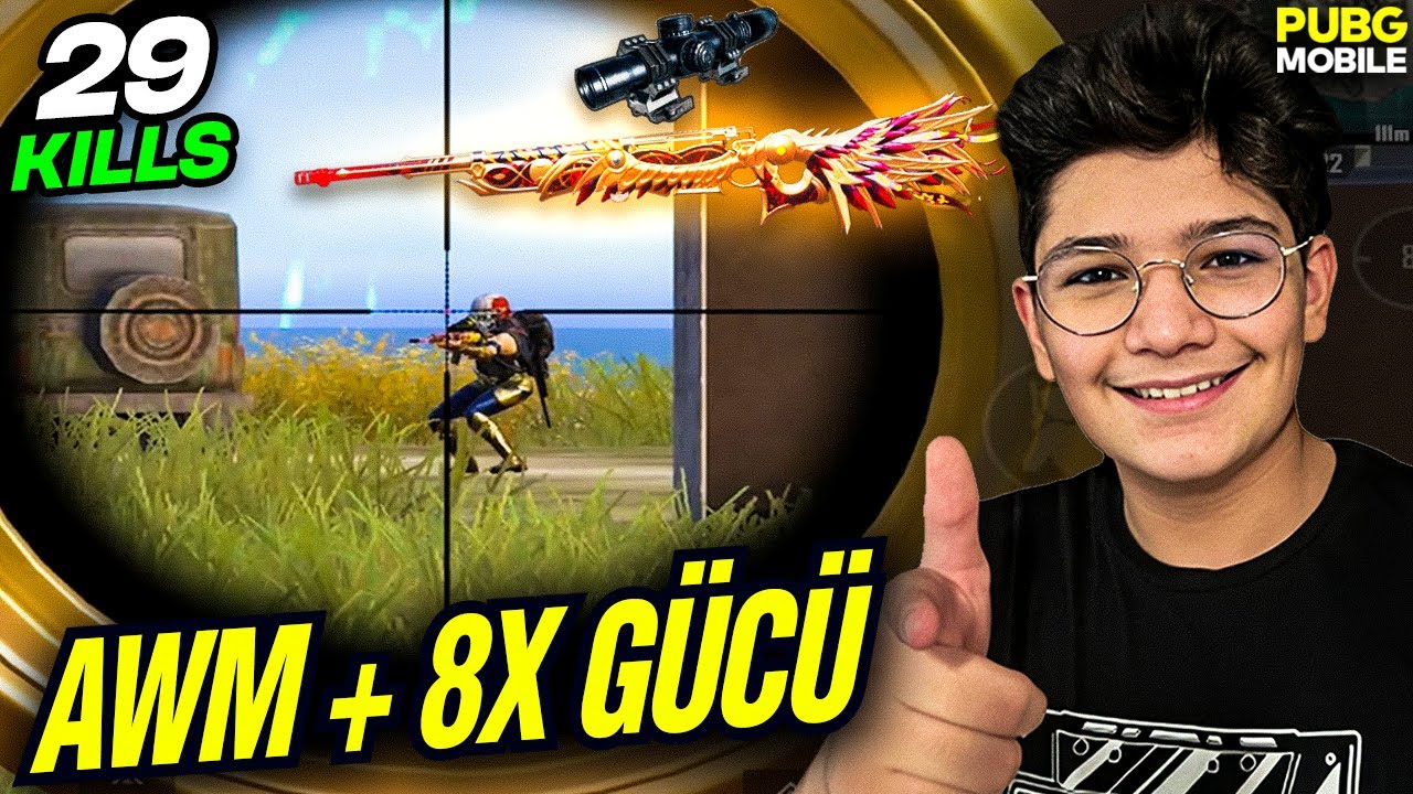 AWM + 8x İLE YARGI DAĞITTIM!!! | PUBG MOBİLE