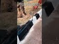 Efficient Roadside Curb Painting Technique! 🖌️