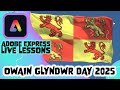 Adobe Express Live Lesson - Tues 16th September - Glyndwr Day