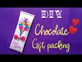 DIY chocolate gift packing। Easy chocolate gift pack making। chocolate gift pack by CRAFT FAIR