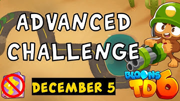 Bloons TD 6 Advanced Challenge | Frat Sabotage/For Dabloon | No MK No Powers Used | December 5 2024