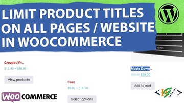 How to Limit the Product Titles Length with Ellipsis on All Pages using Custom CSS in WooCommerce