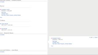 Merging Duplicate Records 1 in Family Search
