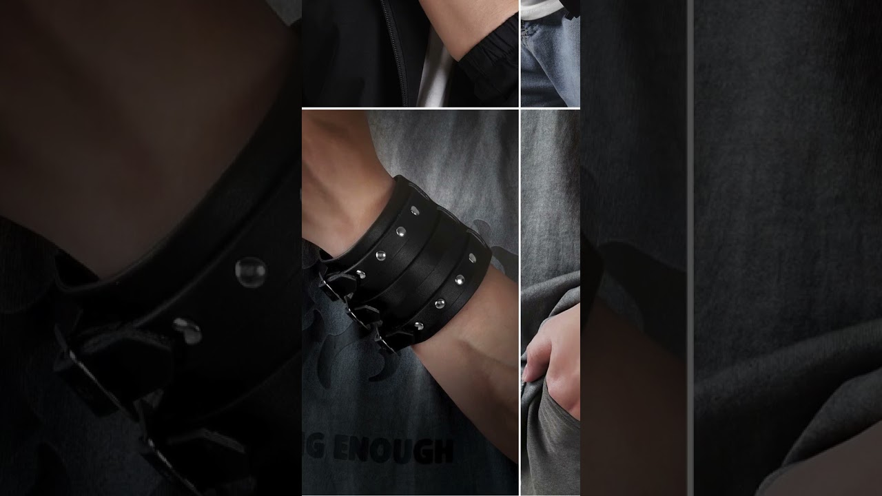 Winter style just got an upgrade! ❄️✨ Elevate your outfit with our vintage leather cuffs bracelets!