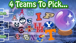 4 Teams to Consider Picking in your Bracket *March Madness 2024*