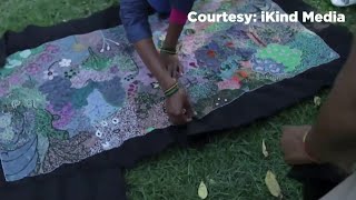 Unique exhibit tells stories through textiles
