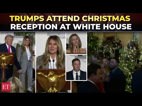White House Christmas reception: President Trump, First Lady Melania deliver remarks