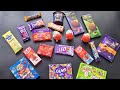 100 candies opening, chocolate a video, lots of chocolates, Cadbury celebration, surprise toys