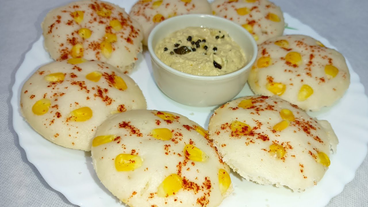Cheese corn idli recipe | Idli recipe