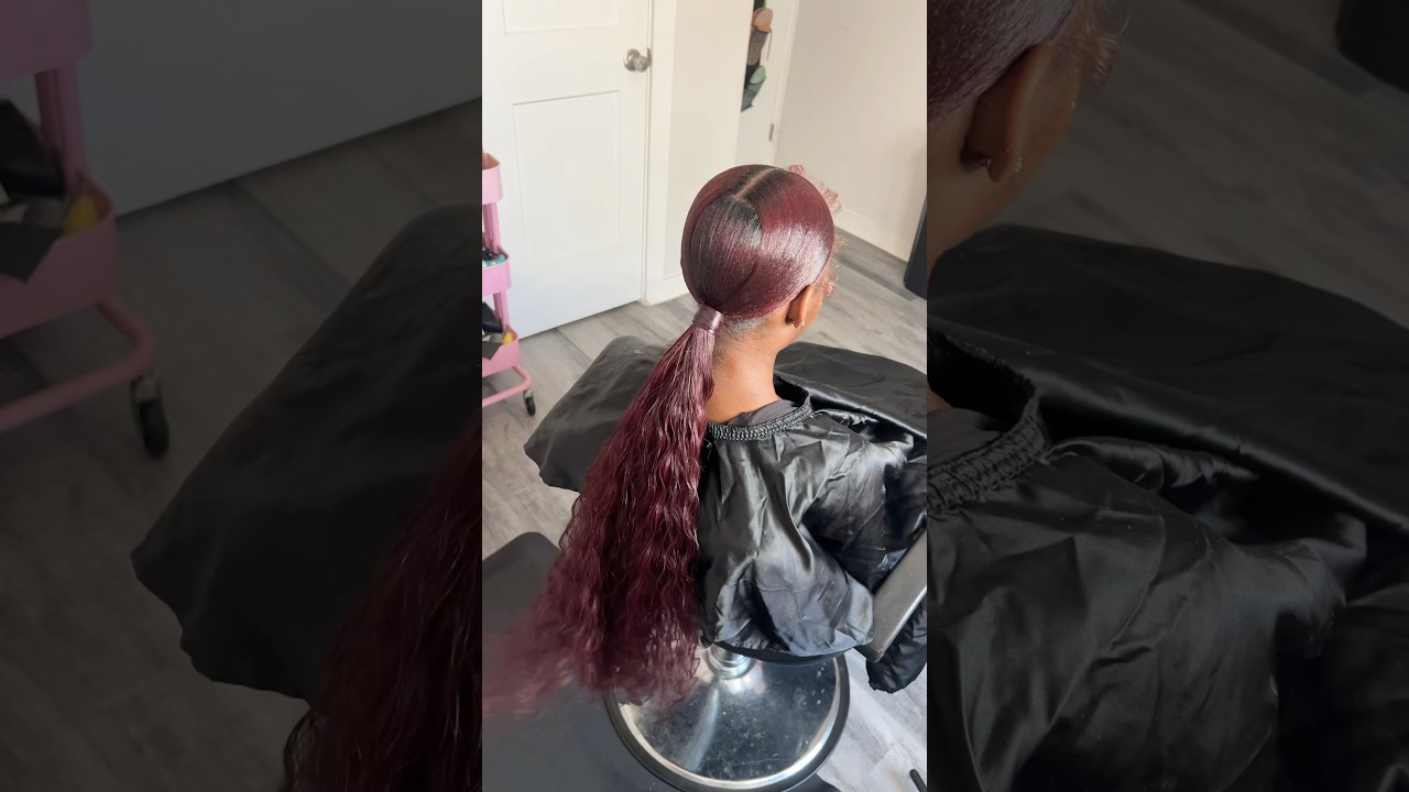 Sleek ponytail 🍒