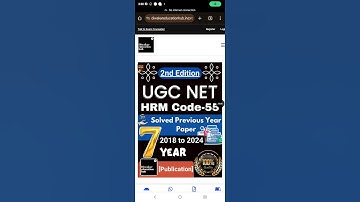 UGC NET HRM /Labour Welfare Code 55  Latest Book 2025 Previous year Solved paper