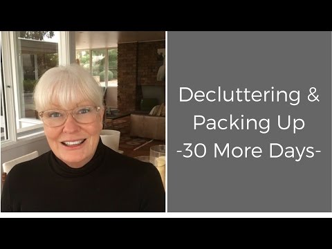 Decluttering and Packing Up | Line Up the Boxes