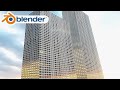 【blender】ビルの作り方!(~ジオメトリーノード 3.1を用いる方法~)(ボイスピーク 解説)