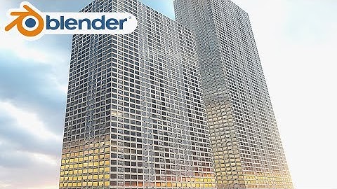 【blender】ビルの作り方！（～ジオメトリーノード 3.1を用いる方法～）（ボイスピーク 解説）