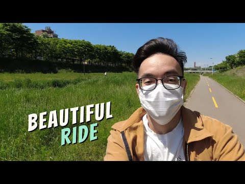 Cycling on the weekend - BEAUTIFUL ride | Life in Korea
