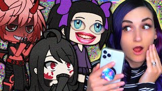 Testing Scary CREEPYPASTA Gacha Life Glitches 3