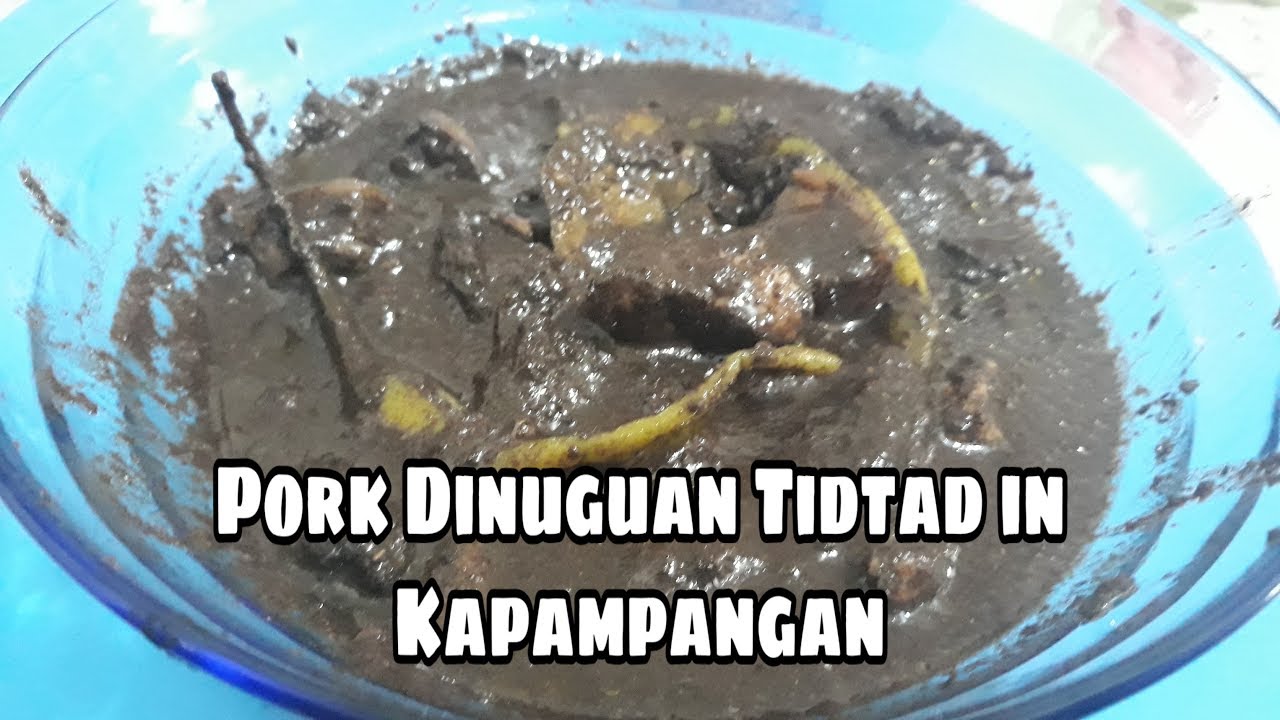 How to Cook Pork Dinuguan or Tidtad in Kapampangan? YouTube