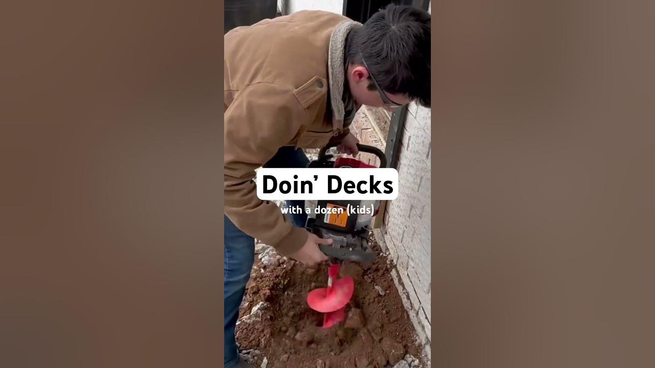Deck building week time to flex that pythagorean theorem 