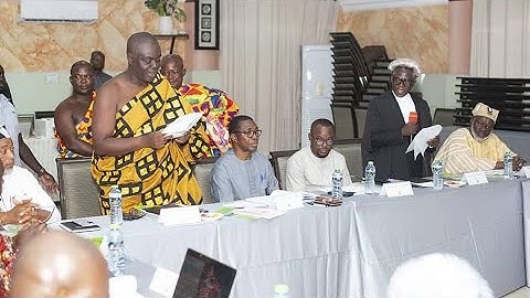 NANA DORMAAHENE SWORN IN AS A MEMBER  OF NATIONAL LANDS COMMISSION .