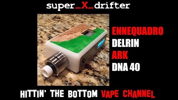 ENNEQUADRO ARK DNA 40 WHITE DELRIN MOD / MADE IN ITALY