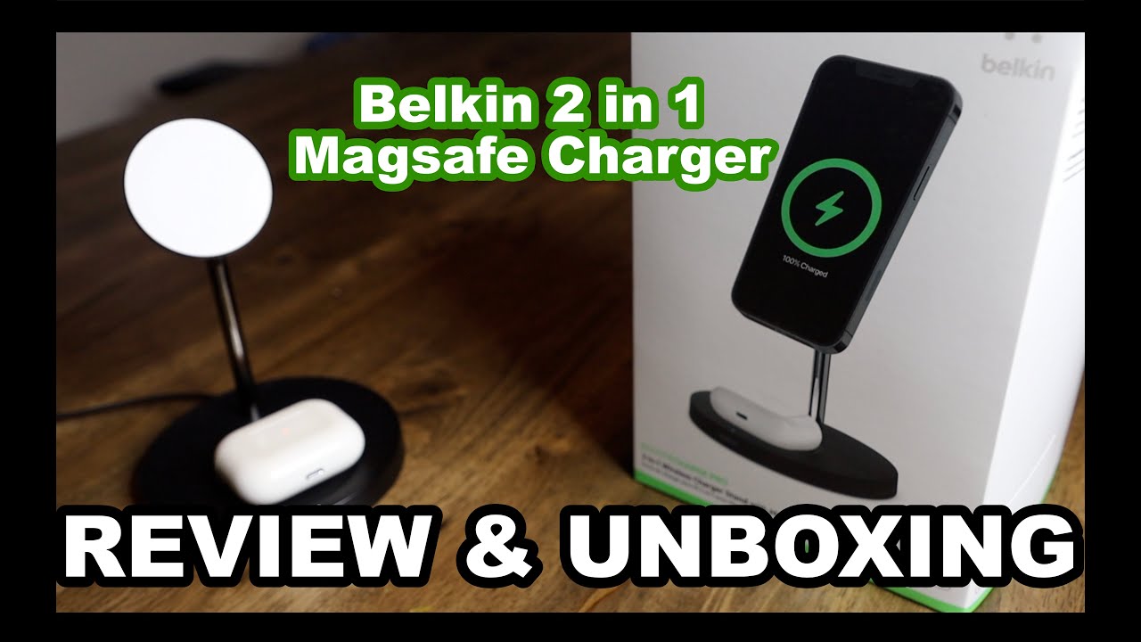 Belkin 2 in 1 Wireless Magsafe Charger 15W Unboxing Review YouTube