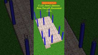 17x35 Detail step-by-step Building making #home #shorts #shortvideo #house #shortvideo