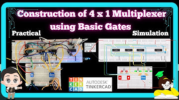 Construction of 4:1 Multiplexer using Basic Gates Practical|| Digital Electronics Practical