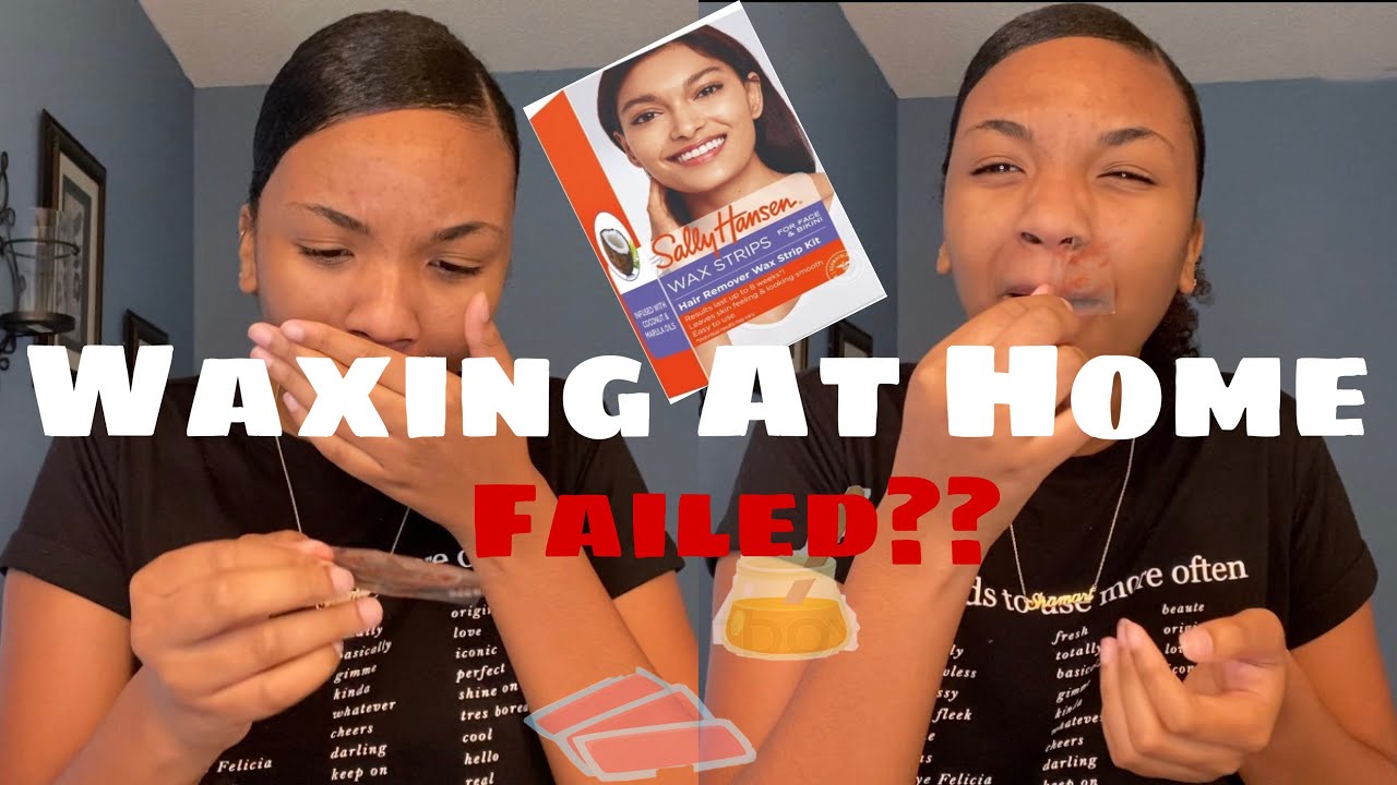 Quarantine Chronicles Attempting To Wax At Home ft Sally Hansen Wax