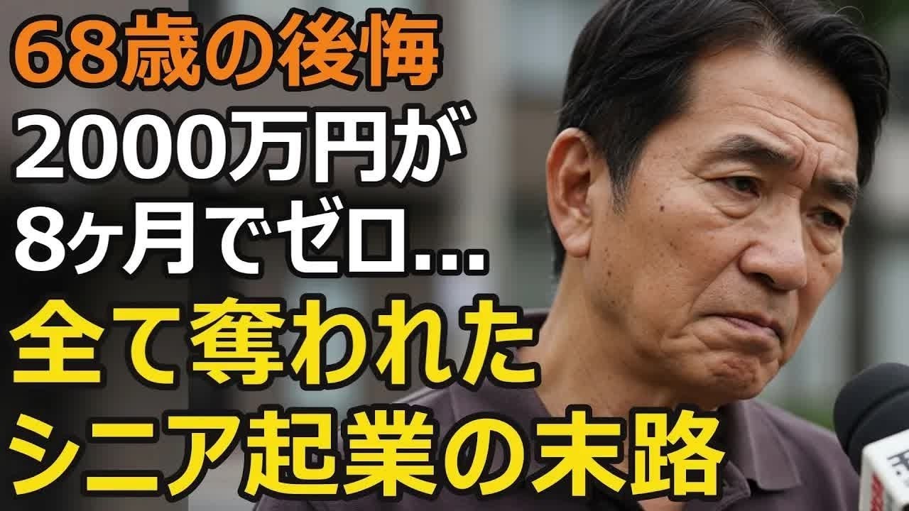 68歳男性、年金月23万円、大手企業の元部長、退職金2,000万円で夢の喫茶店をオープンしたが…シニア起業の落とし穴
