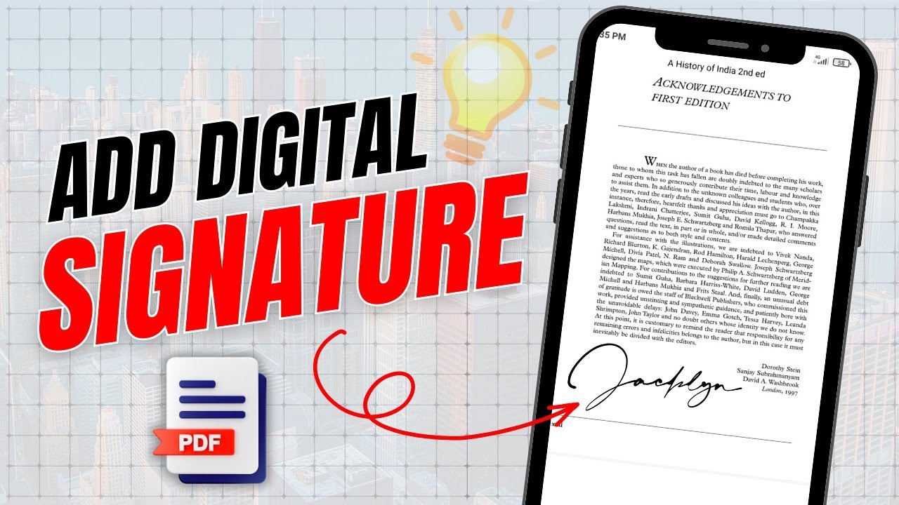 How To Add Digital Signature In PDF In Mobile How To Sign PDF