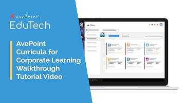 AvePoint Curricula for Corporate Learning Walkthrough Tutorial Video