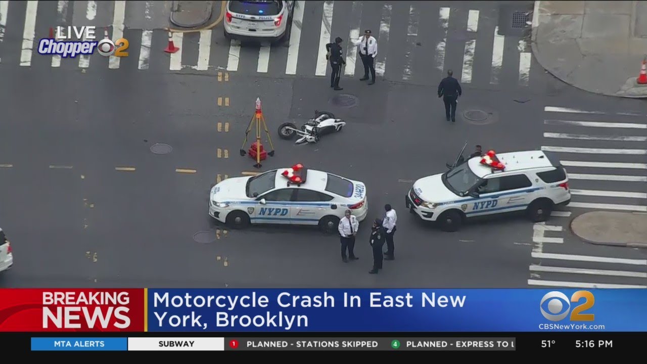Motorcycle Crash In East New York YouTube