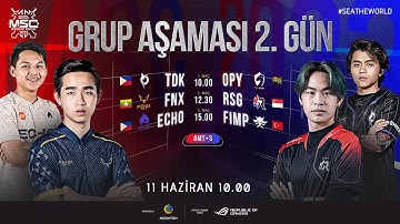 Türkçe | MSC Grup Aşaması 2. Gün | MSC 2023