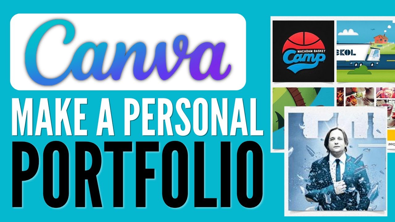 How To Make A Personal Portfolio Using Canva (2023) Tutorial for ...