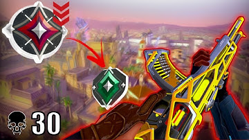 I tried playing sova! in sunset for the first time in immortal and this is how it went(wrong).....!!